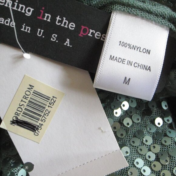 NWT H.I.P. HAPPENING IN THE PRESENT Sequin Drop Waist Tank Top – Med - Picture 6 of 7